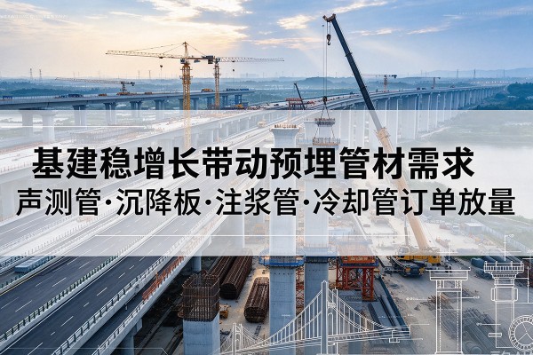 洛龙基建稳增长带动预埋监测管材需求，声测管、沉降板、注浆管订单持续放量
